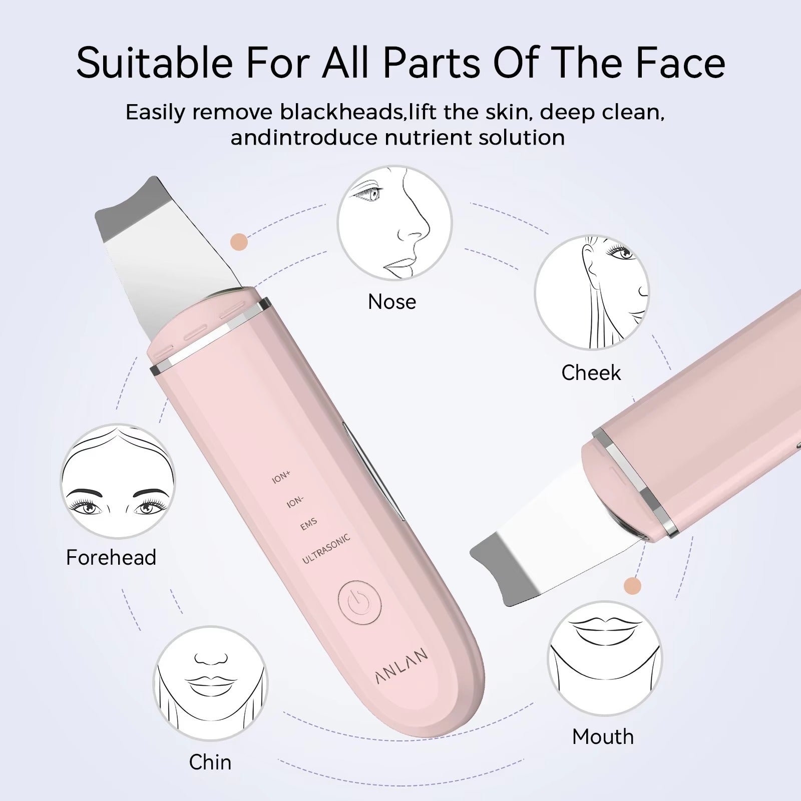 Ultrasonic Peeling Machine To Remove Blackheads And Pores