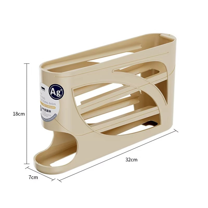 Rolling Egg Dispenser Rack