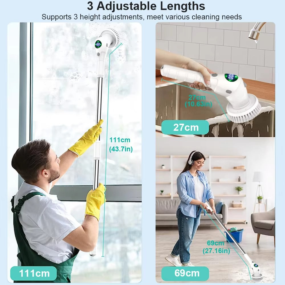 Rechargeable 9in1 Cleaning Brush
