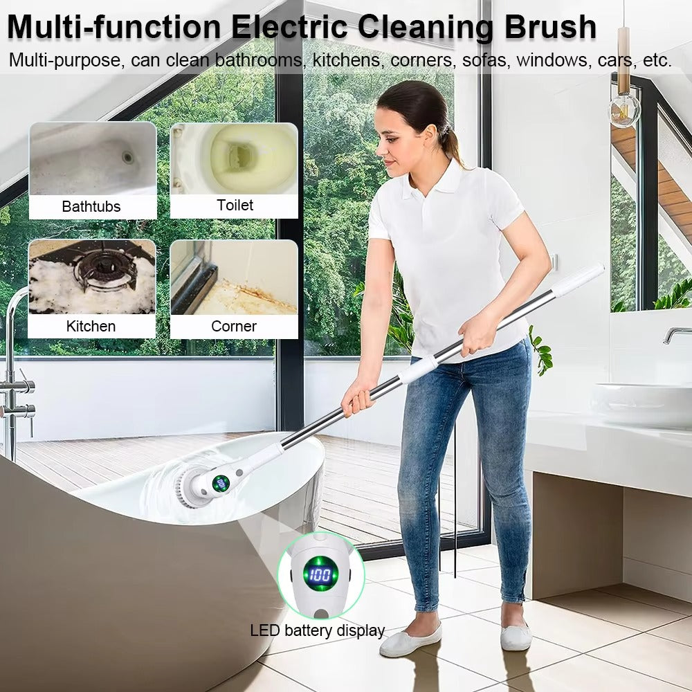 Rechargeable 9in1 Cleaning Brush